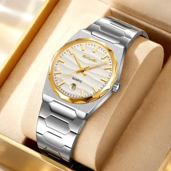 Skmei 9382-Silver Gold