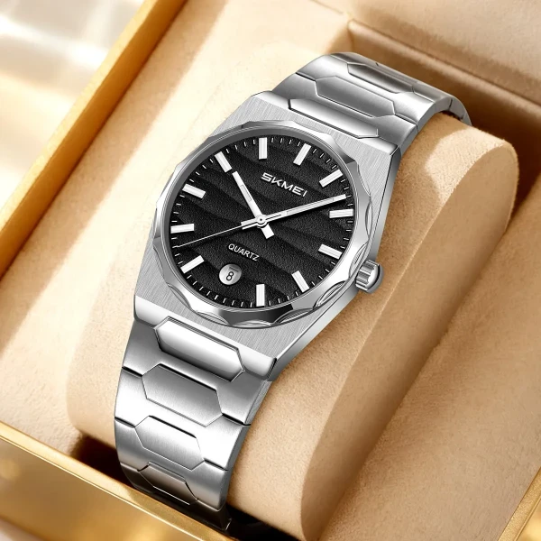 Skmei 9382-Silver Black